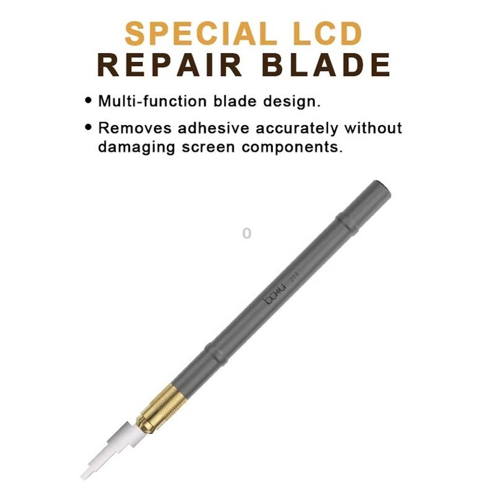 BAKU BA-214 Multi-Function LCD Repair Scraper 0.2mm Thickness Screen CPU Glue Remover Tool
