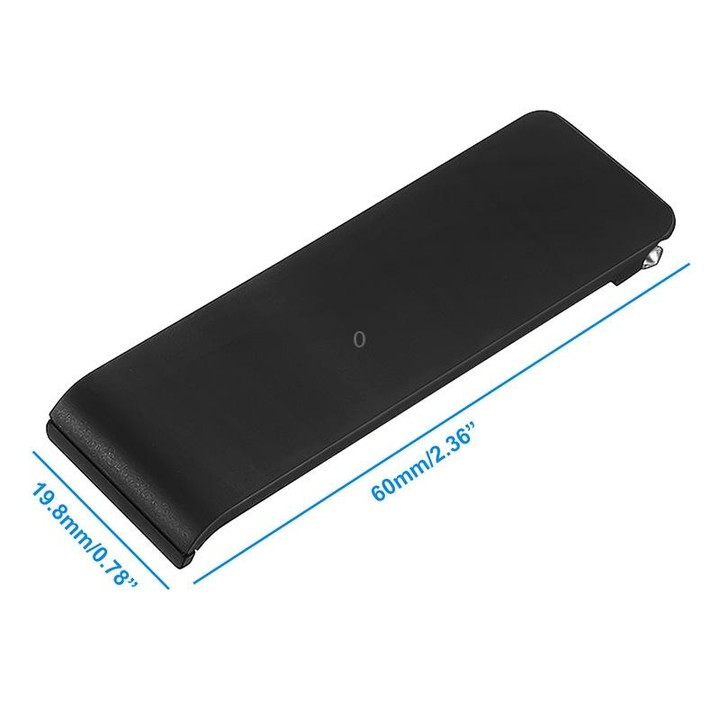 For Nintendo Switch Console 2pcs Replacement Kickstand Back Shell Holder(Black)