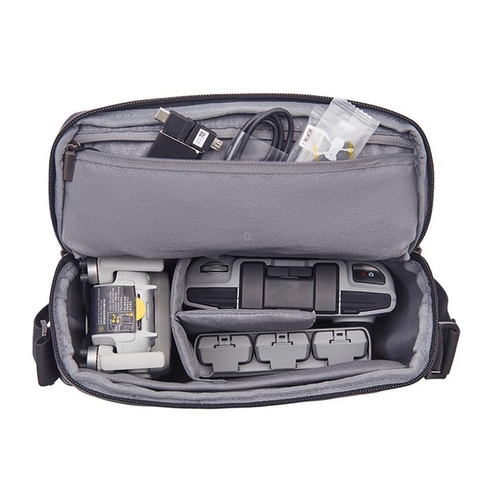 For DJI Mini 4K / Mini 2 SE / Mini 2 Portable Waterproof Shoulder Bag Messenger Bag(Black)