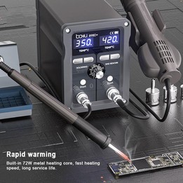 BAKU BA-898D+ T12 Solder Station Adjustable Temperature Electric Digital Soldering Iron For Phone Repair EU Plug 220V