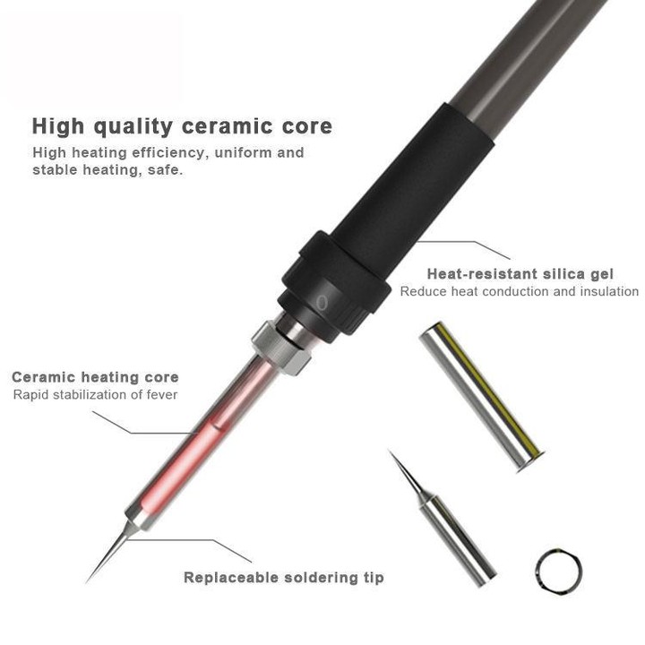 BAKU BA-898A+ 2-In-1 Soldering Station Hot Air Station Adjustable Temperature EU Plug 220V
