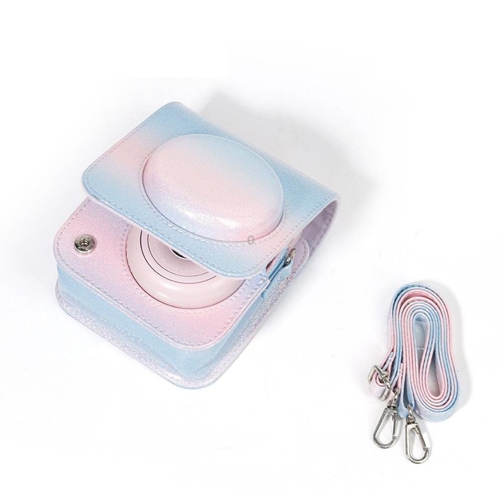Colorful Starry Sky Camera Protection Bag For Fujifilm Instax Mini 12(Blue Green)