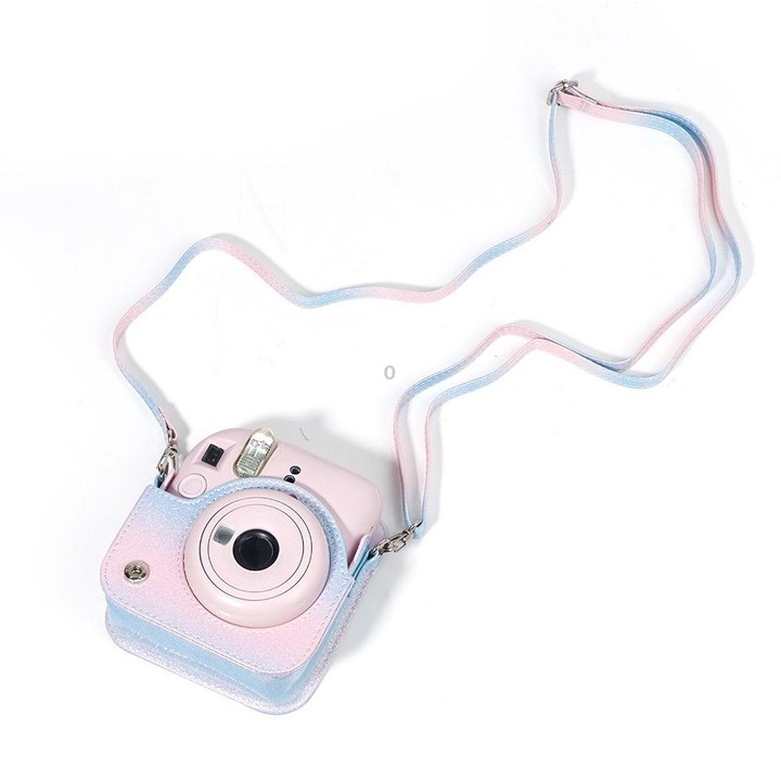 Colorful Starry Sky Camera Protection Bag For Fujifilm Instax Mini 12(Blue Green)