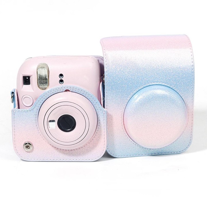 Colorful Starry Sky Camera Protection Bag For Fujifilm Instax Mini 12(Blue Green)