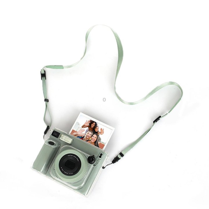 For Fujifilm Instax WIDE 400 Durable Scratch-Resistant Drop-Resistant PC Storage Case(Transparent)