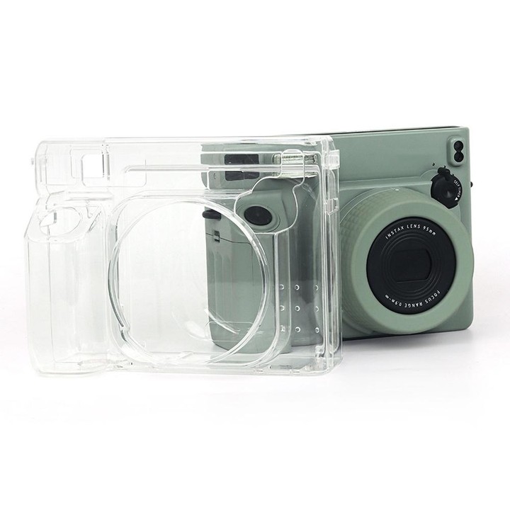 For Fujifilm Instax WIDE 400 Durable Scratch-Resistant Drop-Resistant PC Storage Case(Transparent)
