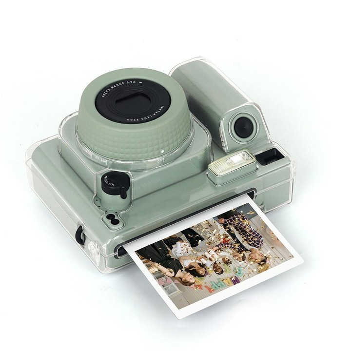 For Fujifilm Instax WIDE 400 Durable Scratch-Resistant Drop-Resistant PC Storage Case(Transparent)