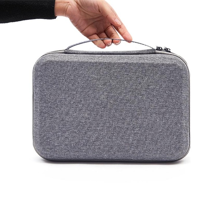 For DJI Neo Fly More Combo Carrying Case Handbag Protective Box(Gray + Black Inner)