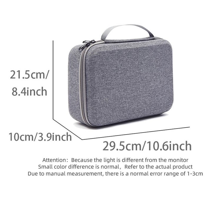 For DJI Neo Fly More Combo Carrying Case Handbag Protective Box(Black + Red Inner)