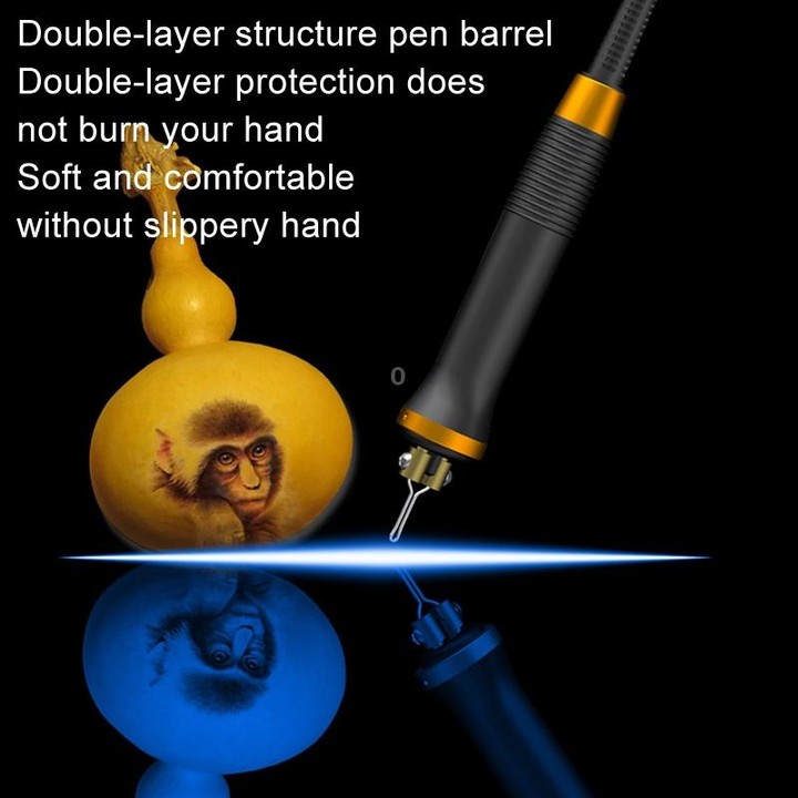 Wood Burning Pen Gourd Branding Tool Wood Panel Branding Machine US Plug