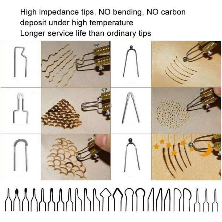 Wood Burning Pen Gourd Branding Tool Wood Panel Branding Machine UK Plug