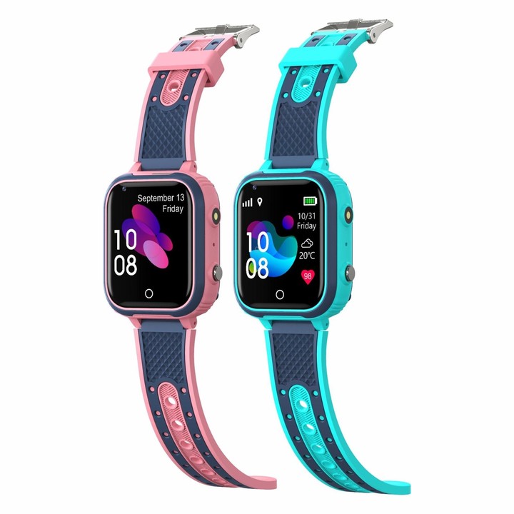 LT21 1.4-Inch 4G Global Full Network IP67 Waterproof WIFI Children Smart Watch(Black)