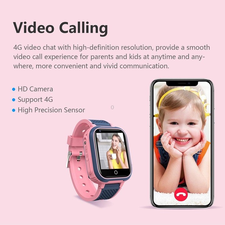 LT21 1.4-Inch 4G Global Full Network IP67 Waterproof WIFI Children Smart Watch(Black)