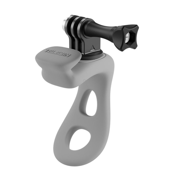 TELESIN Action Camera Mount Silicone Adjustable Mini Flexible Bracket For GoPro HERO / Insta360 / DJI Action Camera(Gray)