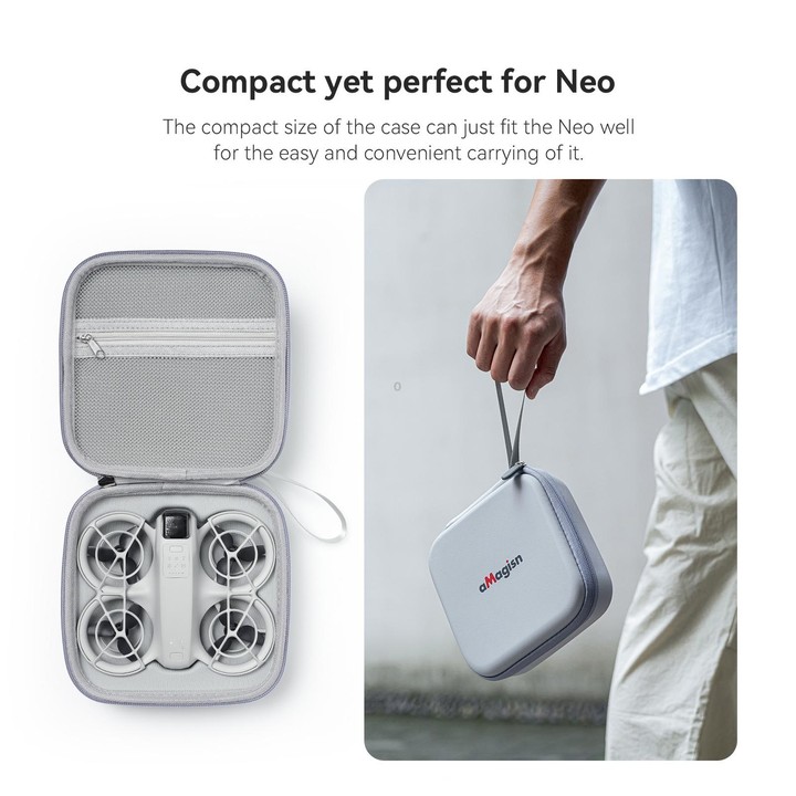 For DJI Neo aMagisn Standard Storage Bag Carrying Case(Gray)