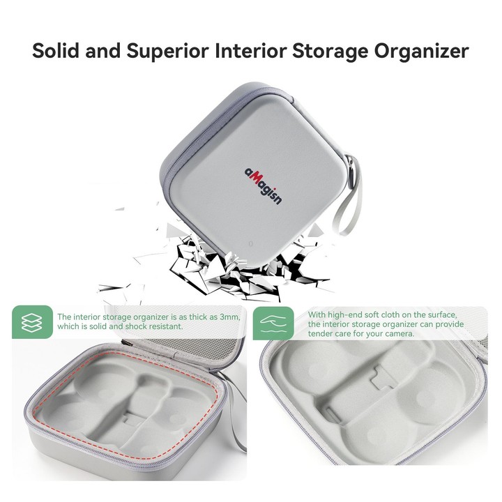 For DJI Neo aMagisn Standard Storage Bag Carrying Case(White)