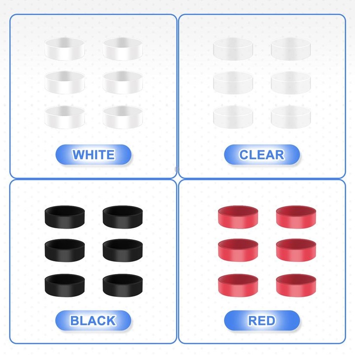 12pairs Silicone Joystick Protectors For Steam Deck / PS4 / PS5 / Switch / Xbox