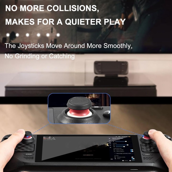 12pairs Silicone Joystick Protectors For Steam Deck / PS4 / PS5 / Switch / Xbox
