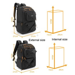 Cwatcun D132 DSLR Camera Backpack Hard-shell Crashproof Waterproof Decompression Shoulder Photo Bag, Color: 1st Generation Large