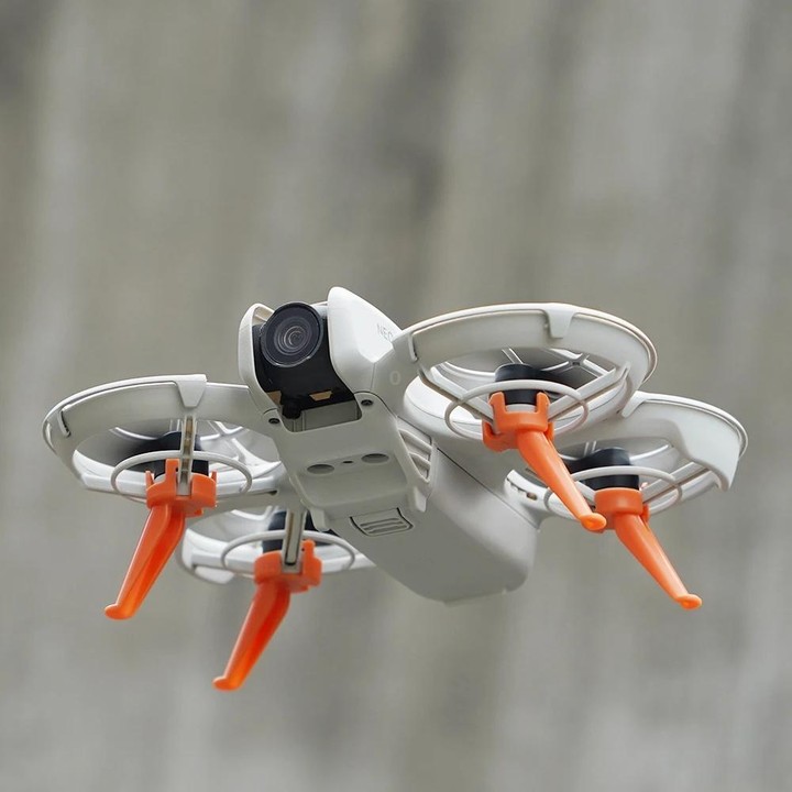 For DJI Neo Drone BRDRC Landing Gear Heightened Gear Support Leg Accessories(Orange)