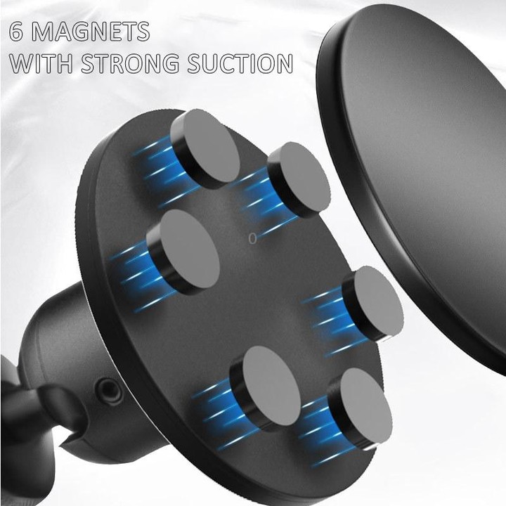 Magnetic Aluminum Alloy Ball Head Mount for Sports Cameras and Mobile Phones