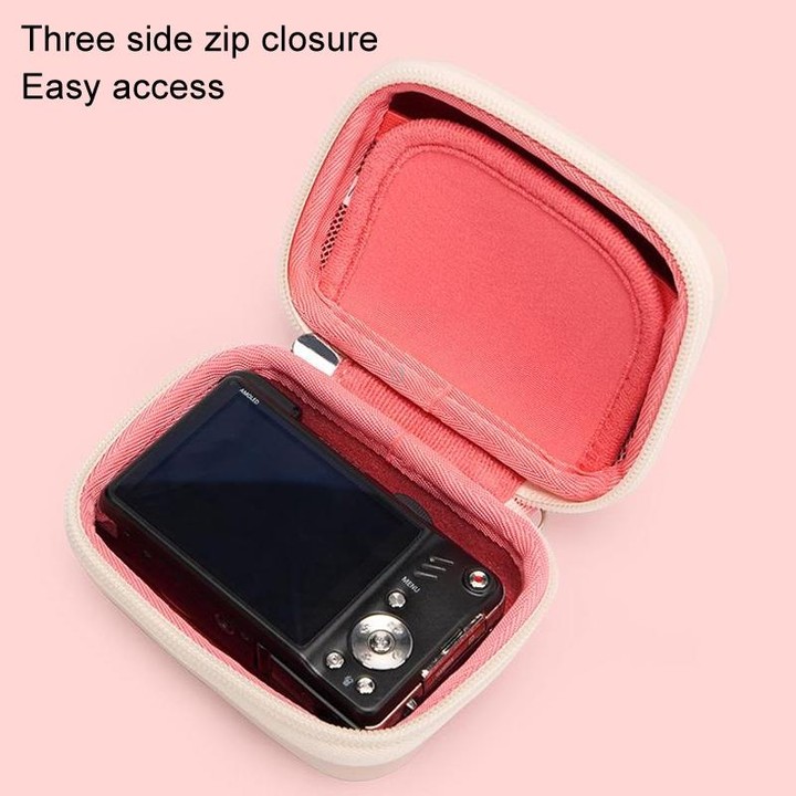 Cwatcun H45 Mini Storage Bag Small Microslice Digital Camera Bag PU Waterproof Hard Shell Bag(Green)