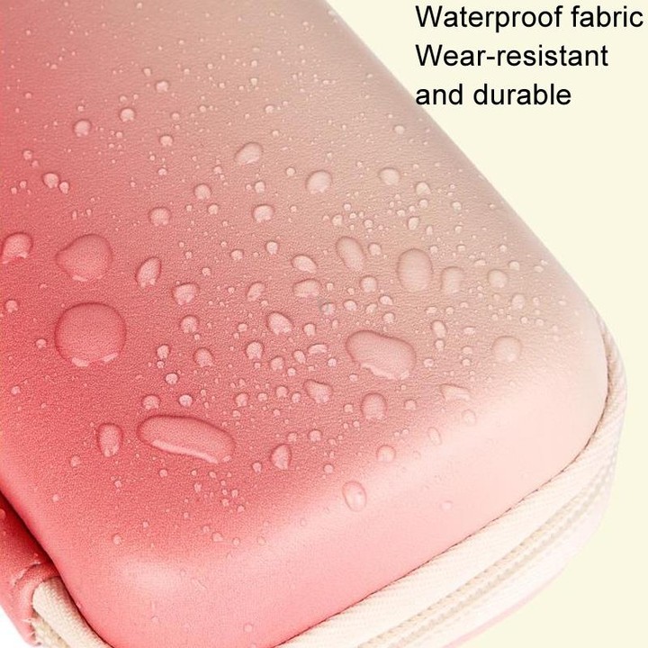 Cwatcun H45 Mini Storage Bag Small Microslice Digital Camera Bag PU Waterproof Hard Shell Bag(Green)