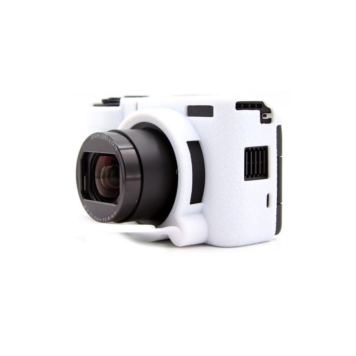 For Canon PowerShot V1 Camera Protective Silicone Case(White)