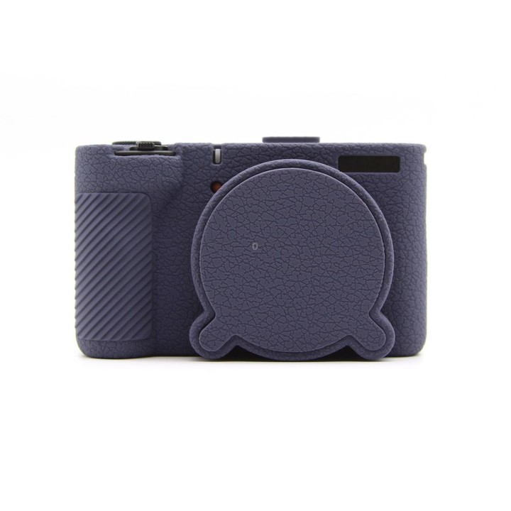 For Canon PowerShot V1 Camera Protective Silicone Case(Dark Blue)