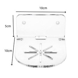 YX135 3pcs / Set Acrylic Wall Mount Bracket For Baby Monitor / Safety Camera / Speaker