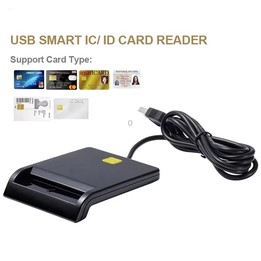 USB 2.0 IC Card / Bank Card / ID Card / SD Card Smart Reader(No Disc)