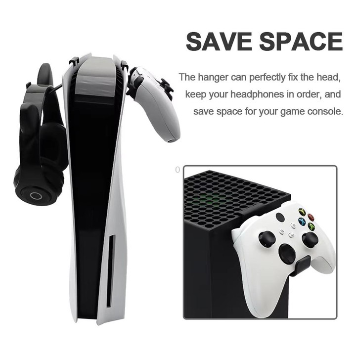 For PS5 / XBOX Series X Controller Earphone Hook Gamepad Holder, Spec: 1pc