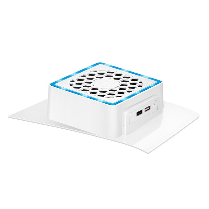 For PS5 Slim Console Side-mounted Cooling Fan RGB Radiator
