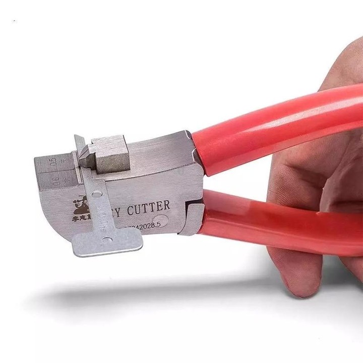 Lishi Trimming Clippers Stainless Steel Key Cutting And Slashing Pliers(Orange Red)
