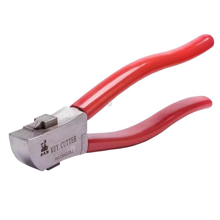 Lishi Trimming Clippers Stainless Steel Key Cutting And Slashing Pliers(Orange Red)