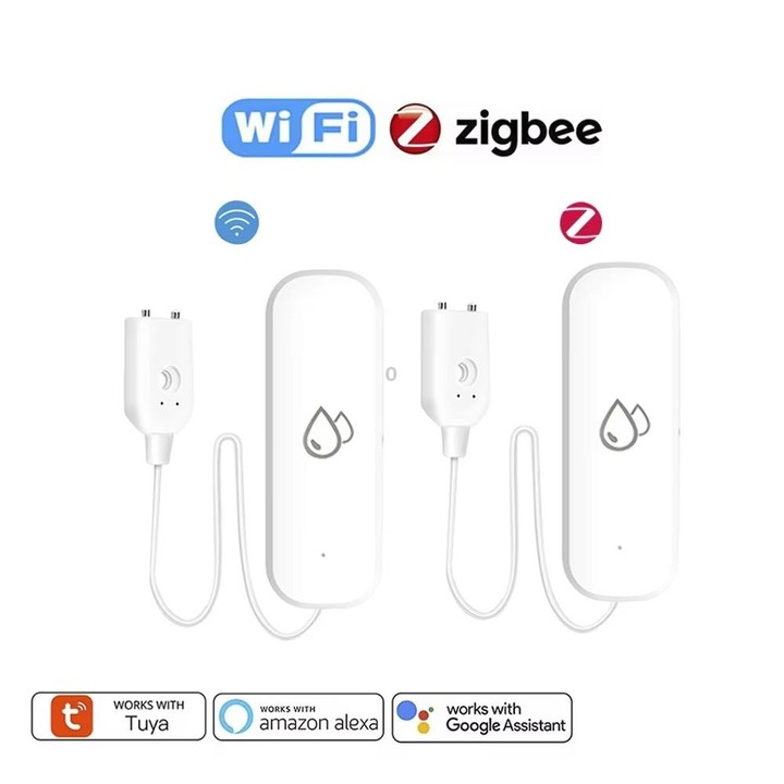 Tuya Zigbee Water Leak Alarm Remote Monitoring Flood Leak Detector