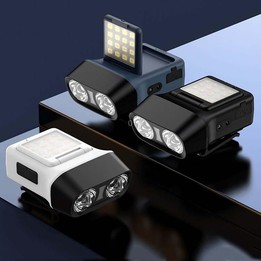 Head-Mounted LED Outdoor Sensor Long Range Fishing Work Headlamp, Style: Black Standard