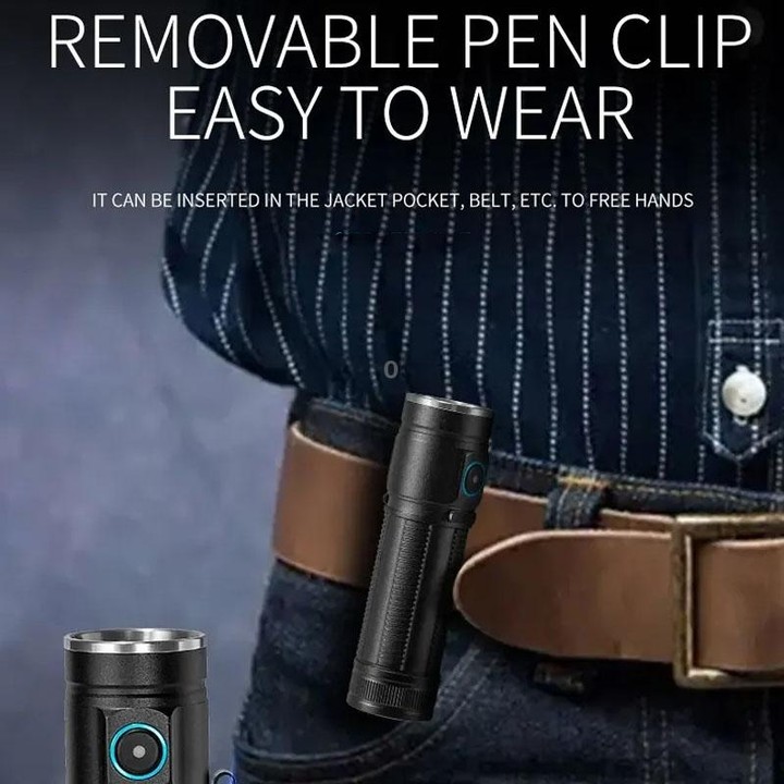 E-SMARTER W5184 Pen Insert 6 Holes Flashlight Outdoor Mini Flashlight