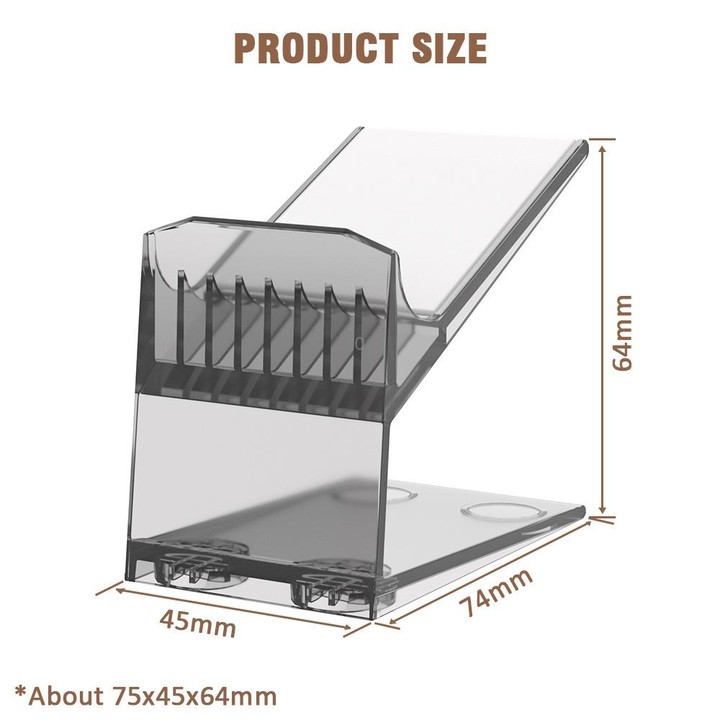 Acrylic Game Controller Display Stand Desktop Storage Rack(Transparent Black)