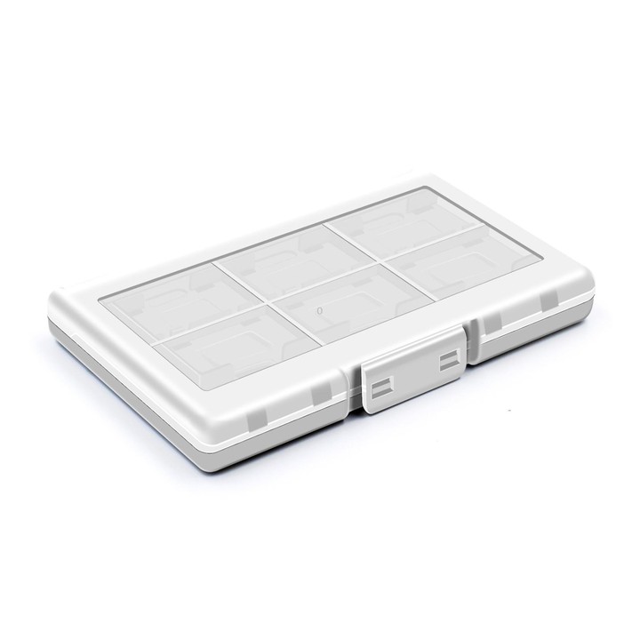 For Nintendo Switch / Switch Oled 12-in-1 Game Card Box Protective Case(White)