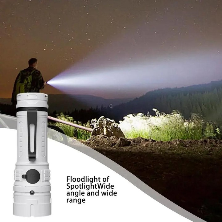 E-SMARTER SD-13 3 Holes Outdoor Portable Torch Metal Pen Clip Light Lightweight Mini Pocket Rechargeable Emergency Flashlight