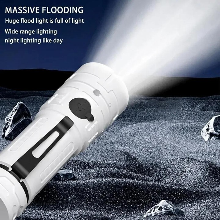 E-SMARTER SD-13 3 Holes Outdoor Portable Torch Metal Pen Clip Light Lightweight Mini Pocket Rechargeable Emergency Flashlight