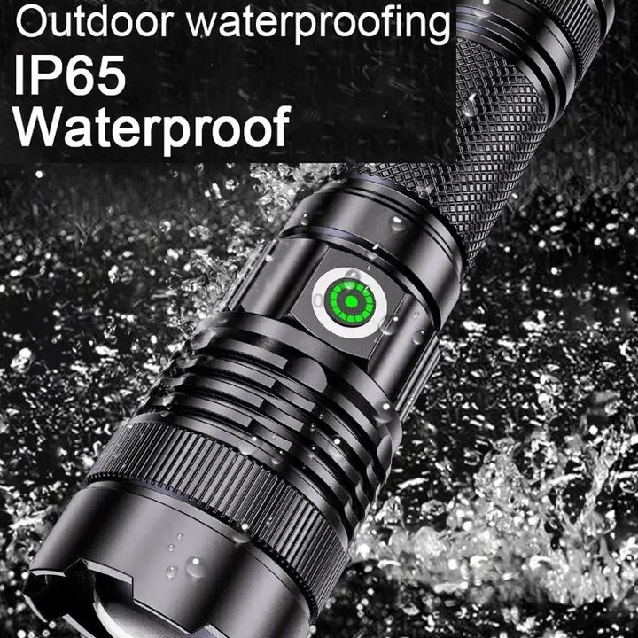 E-SMARTER A56 Outdoor High Brightness Laser Flashlight Telescopic Zoom Long Range Torch