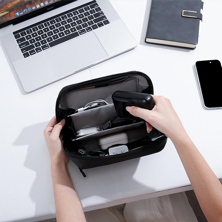 BANGE BG-6800 Digital Storage Bag Data Cable Electronic Accessory Organiser(Black)
