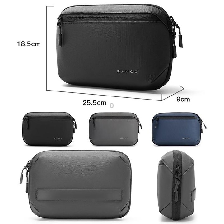 BANGE BG-6800 Digital Storage Bag Data Cable Electronic Accessory Organiser(Black)