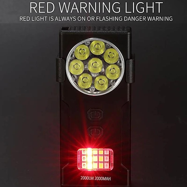 E-SMARTER D84 4 Eyes Strong Magnetic Adsorption Mini Carry-on Keychain Flat Work Light