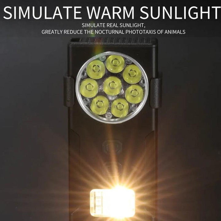 E-SMARTER D85 8 Eyes Strong Magnetic Adsorption Mini Carry-on Keychain Flat Work Light