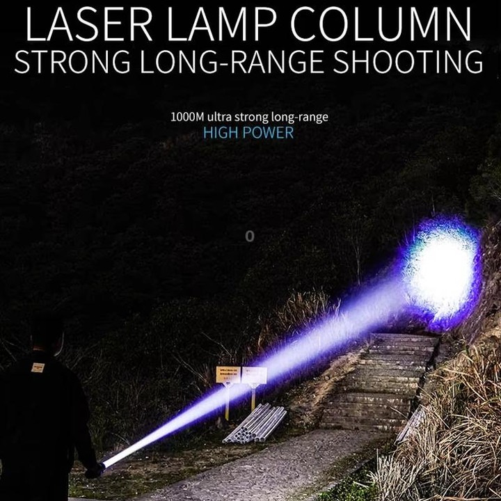 E-SMARTER P27 Pen Clip Strong Light Flashlight Laser Wick High Bright Side Light Outdoor Emergency Adventure Flashlight(Battery