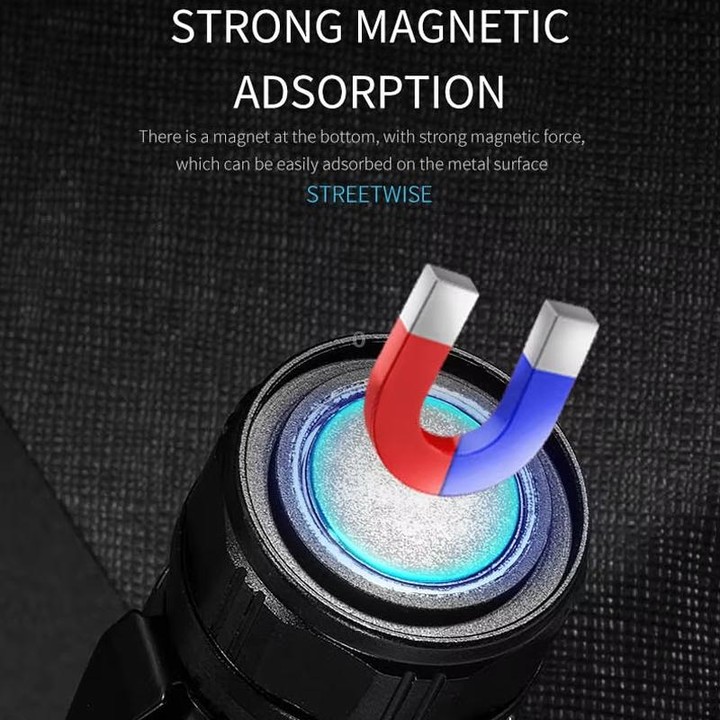 E-SMARTER P27 Pen Clip Strong Light Flashlight Laser Wick High Bright Side Light Outdoor Emergency Adventure Flashlight(Battery