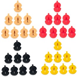 8pcs /Set Violin Mute Instrument Volume Reduction Tool(Red)